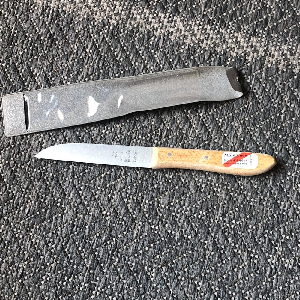 Molenmes Robert herder German made Wood-Handle Stainless Steel peeling knife